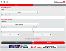Tablet Screenshot of homes.lubbockonline.com